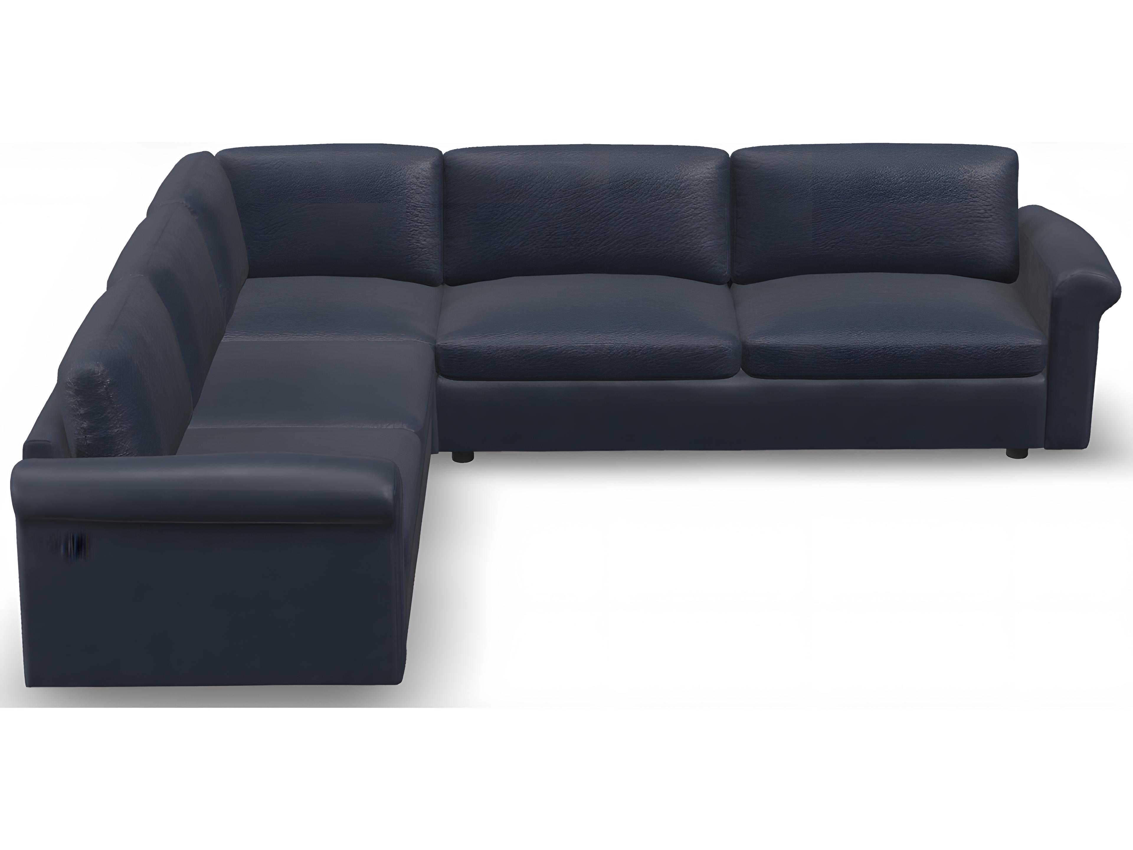 Palliser Ensemble Roll Arm Leather Upholstery Sectional Sofa