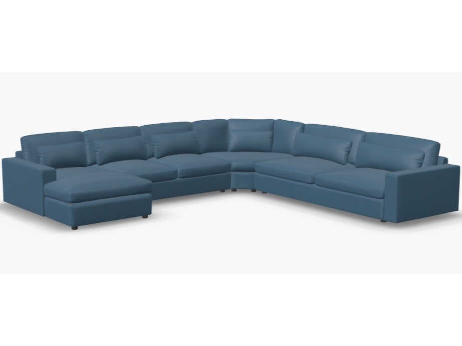 Palliser Ensemble Max Track Arm Upholstered Sectional Sofa