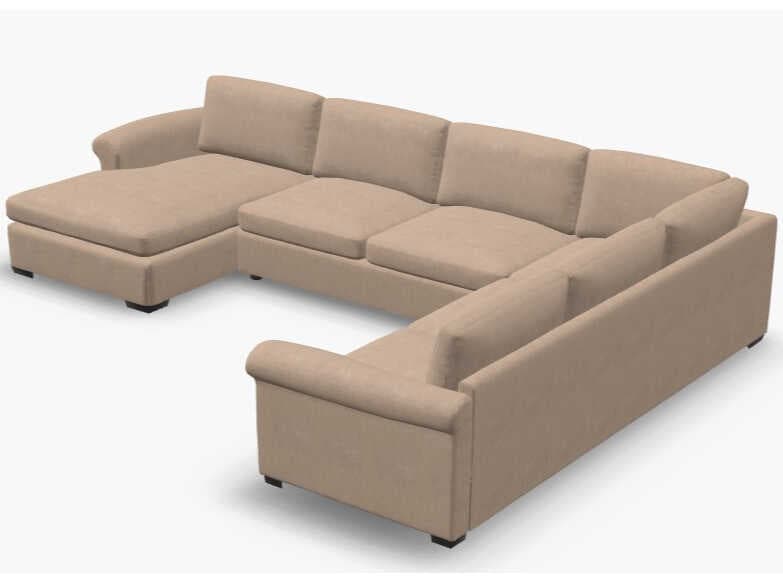 Palliser Ensemble Roll Arm Upholstered Sectional Sofa