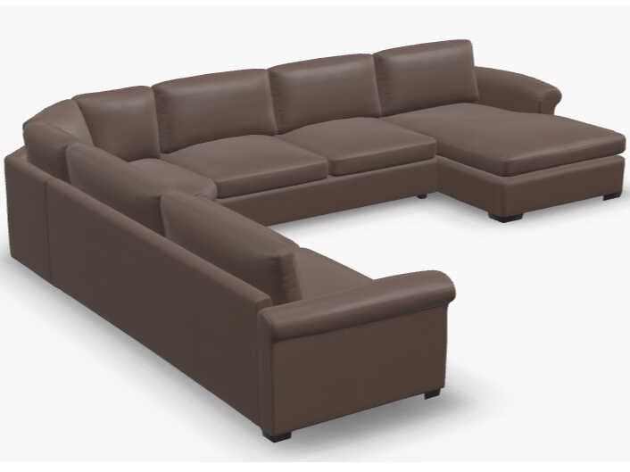 Palliser Ensemble Roll Arm Upholstered Sectional Sofa
