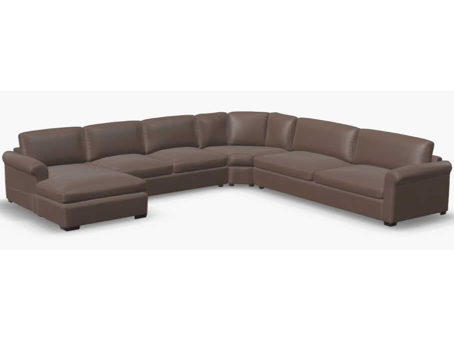 Palliser Ensemble Roll Arm Upholstered Sectional Sofa