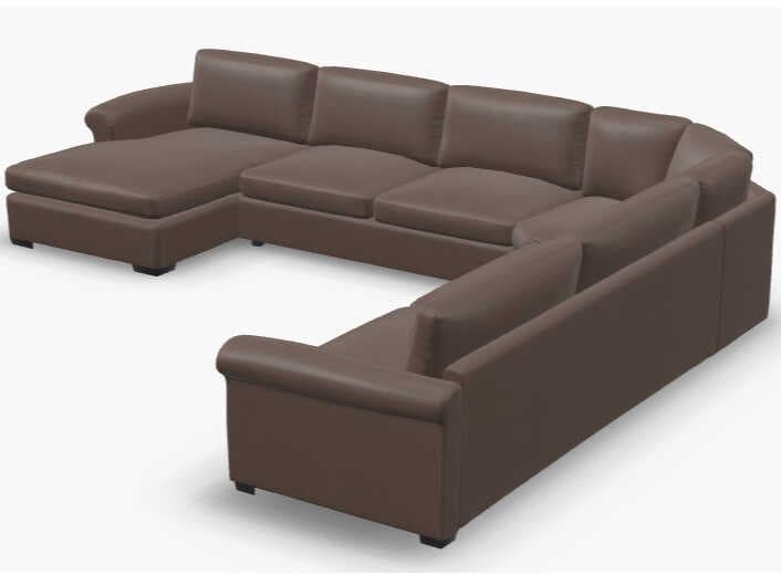 Palliser Ensemble Roll Arm Upholstered Sectional Sofa