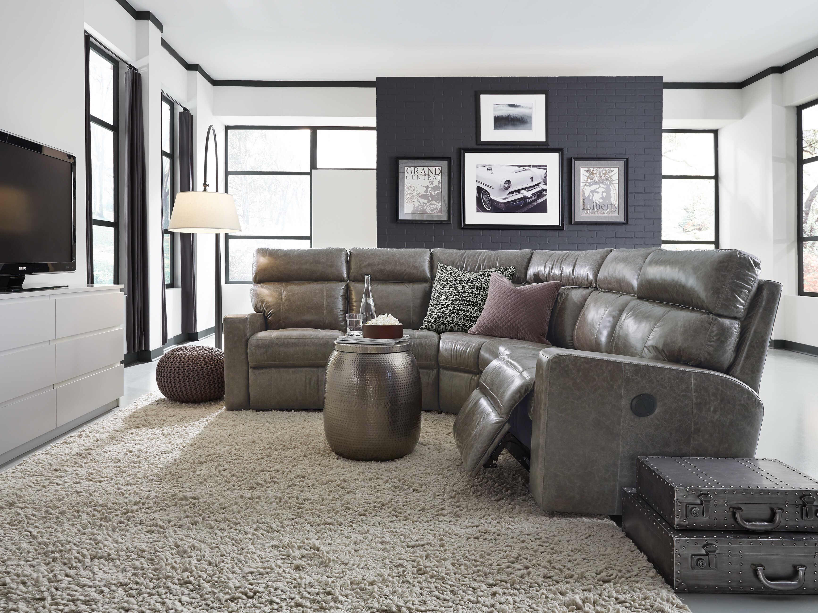 Palliser Oakwood Upholstered Sectional Sofa