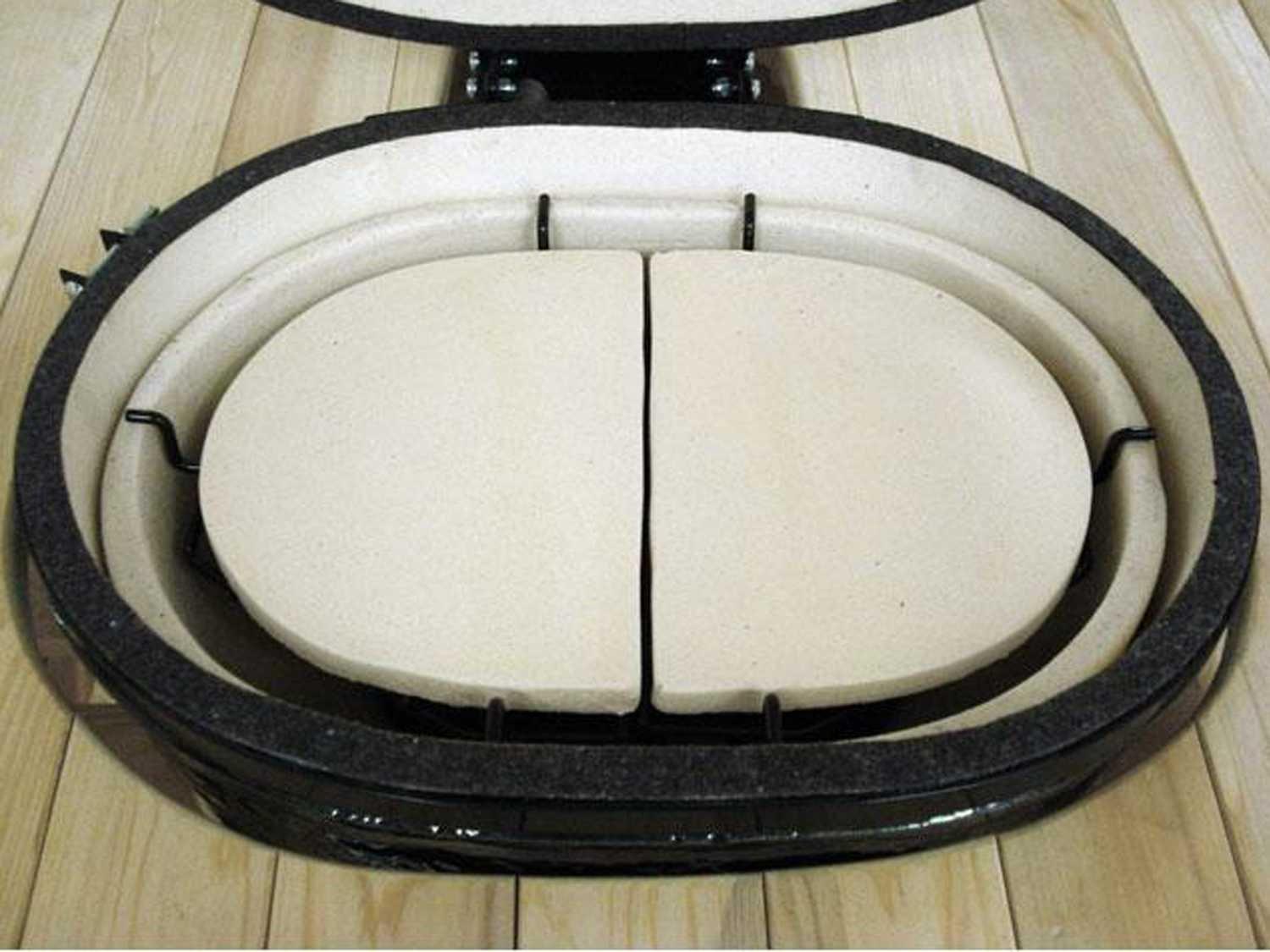 Primo Two Piece Heat Deflector Plates for Oval Junior 200