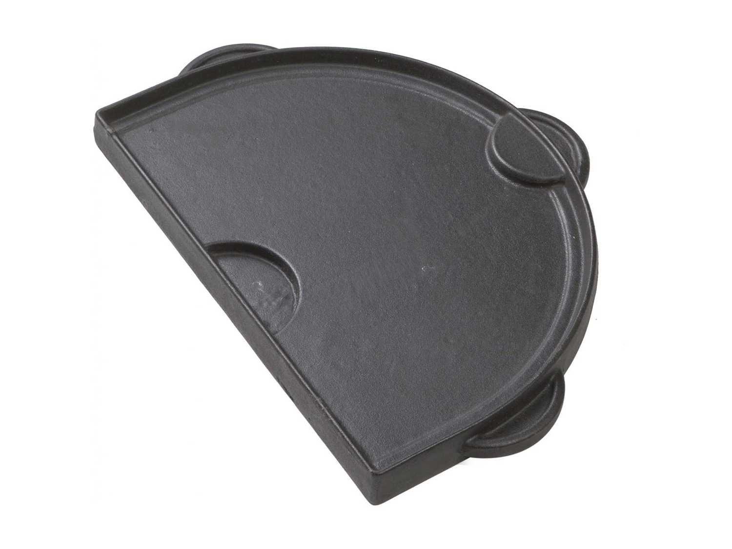 Primo Cast Iron Griddle for Oval LG 300 | Flat and Grooved Sides