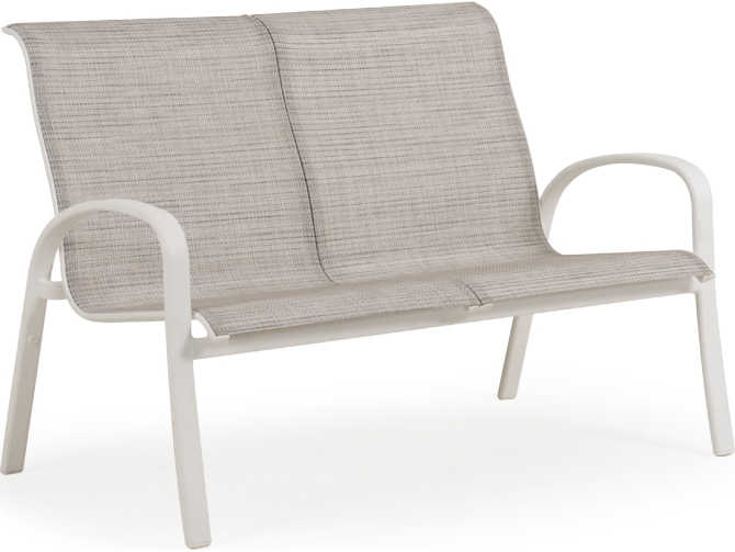 Watermark Living Sandoval Aluminum Sling Outdoor Loveseat