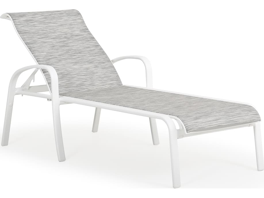 Watermark Living Sandoval Aluminum Sling Adjustable Outdoor Chaise Lounge