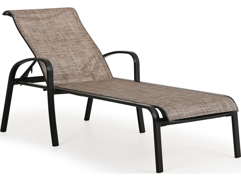 Watermark Living Sandoval Aluminum Sling Adjustable Outdoor Chaise Lounge