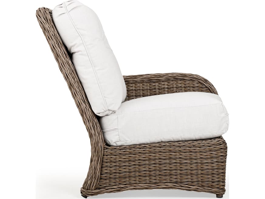 Watermark Living Riverside Wicker Right Arm Facing Patio Lounge Chair
