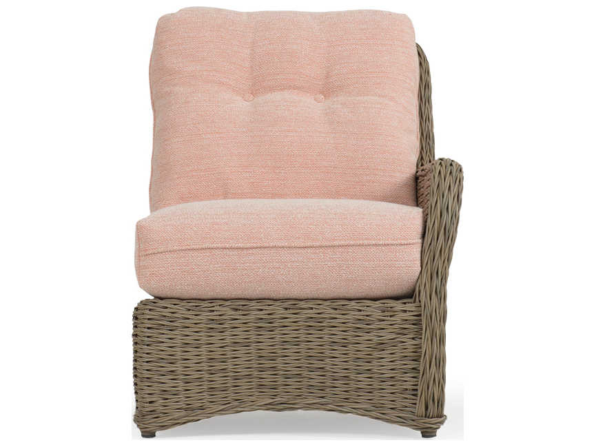 Watermark Living Quick Ship Riverside Wicker Right Arm Facing Outdoor Lounge Chair