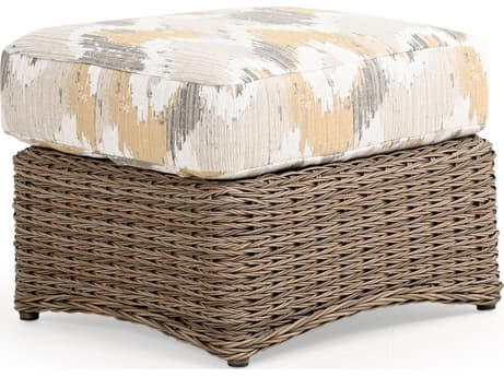 Watermark Living Riverside Wicker Rectangle Outdoor Ottoman