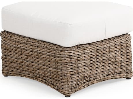 Watermark Living Riverside Wicker Rectangle Outdoor Ottoman