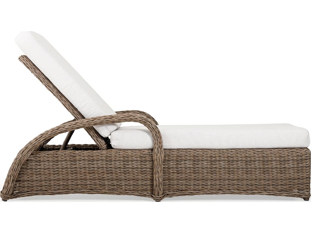 Watermark Living Riverside Wicker Outdoor Chaise Lounge