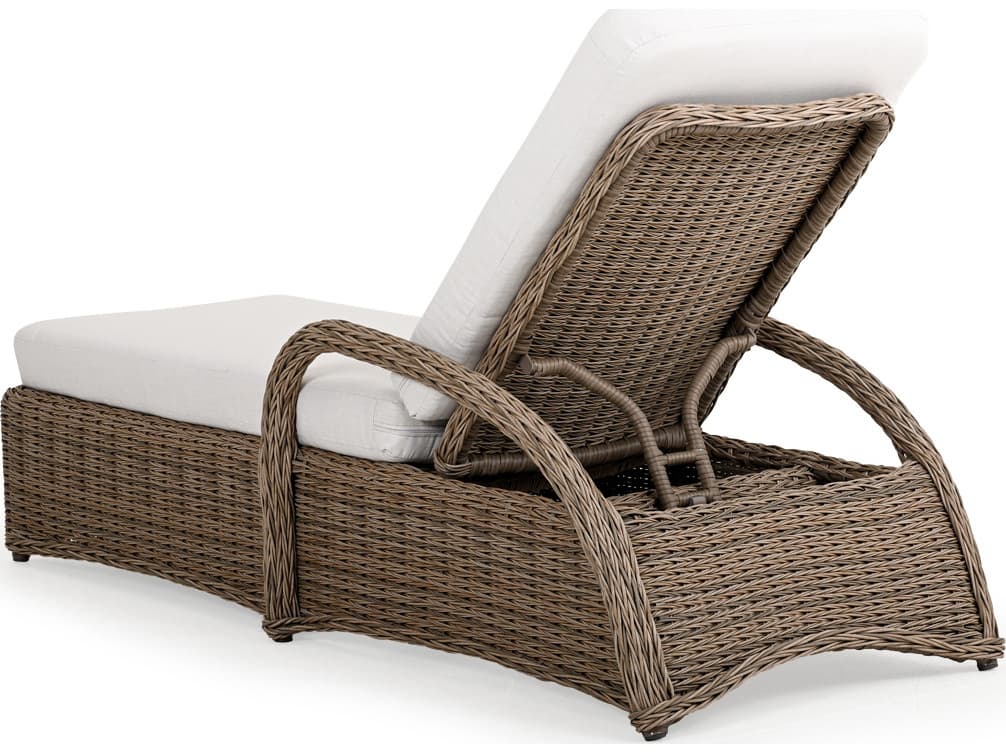 Watermark Living Riverside Wicker Outdoor Chaise Lounge