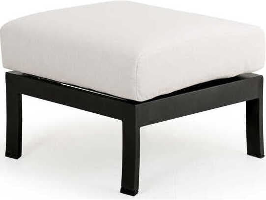 Watermark Living Santorini Aluminum Outdoor Ottoman