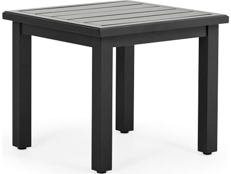 Watermark Living Santorini Aluminum Square Outdoor Patio End Table