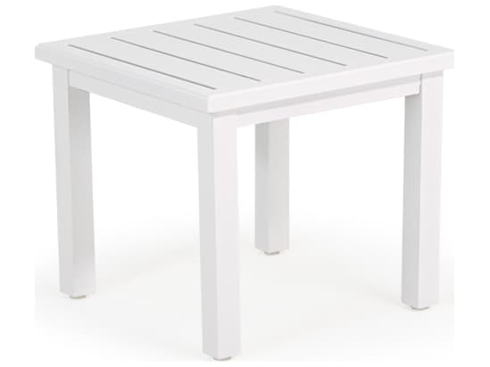 Watermark Living Santorini Aluminum Square Outdoor Patio End Table