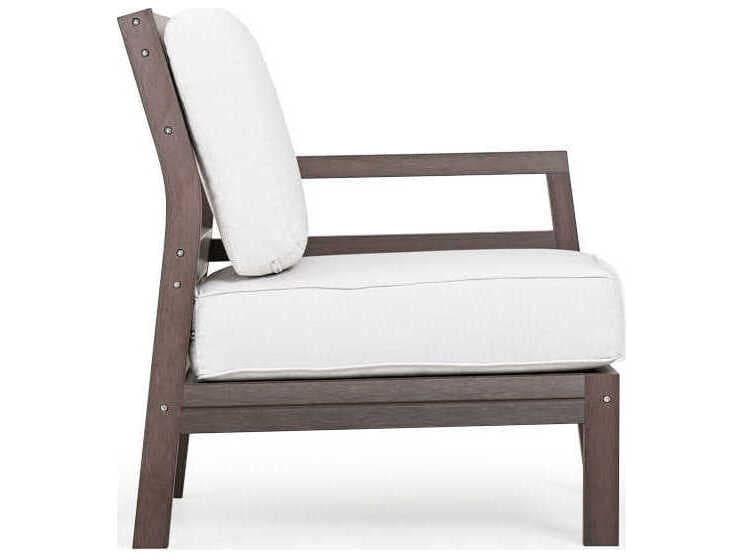 Watermark Living Miramar Faux Wood Right Arm Facing Patio Lounge Chair