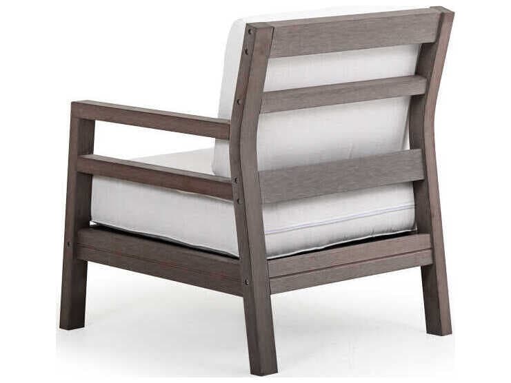 Watermark Living Miramar Faux Wood Right Arm Facing Patio Lounge Chair