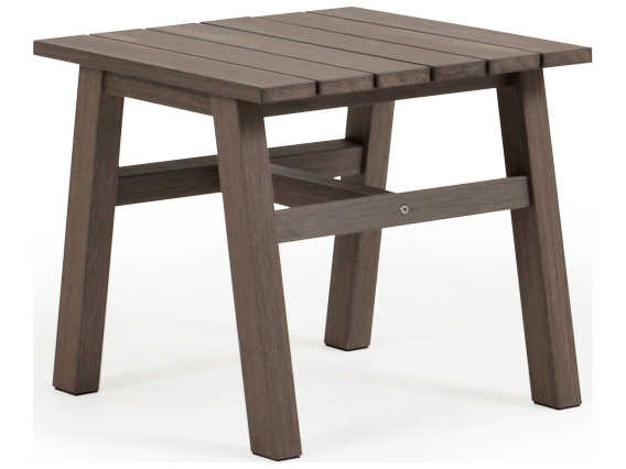 Watermark Living Miramar Teak Square Outdoor End Table