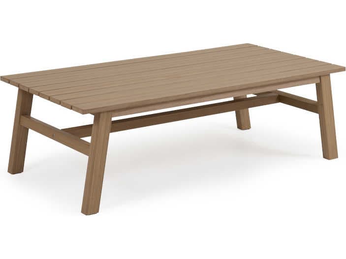 Watermark Living Miramar Teak Rectangular Outdoor Coffee Table
