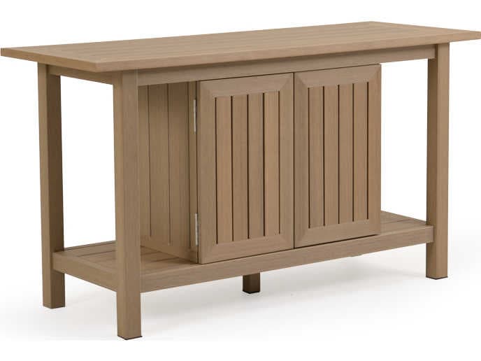 Watermark Living Miramar PoliSoul Outdoor Console Table with Doors