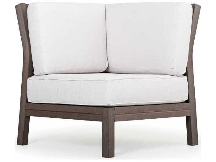 Watermark Living Miramar Faux Wood Sectional Outdoor Lounge Chair