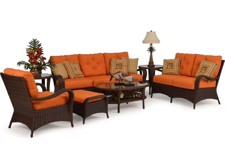 Watermark Living Alexandria Wicker Outdoor Lounge Set