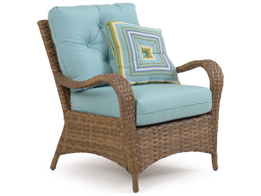 Watermark Living Quick Ship Alexandria Wicker Patio Lounge Chair