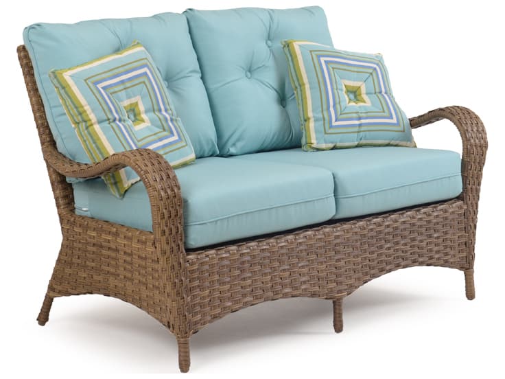 Watermark Living Alexandria Wicker Patio Loveseat