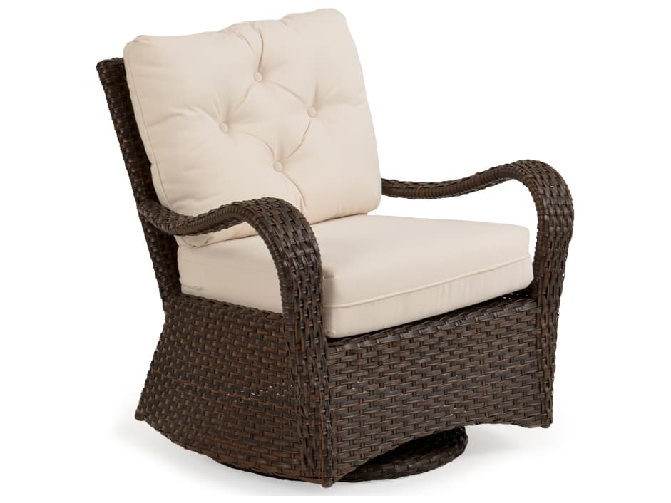 Watermark Living Alexandria Wicker Swivel Glider Outdoor Lounge Chair