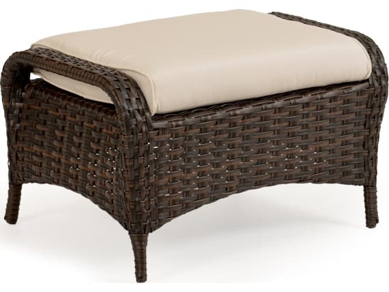 Watermark Living Alexandria Wicker Outdoor Ottoman