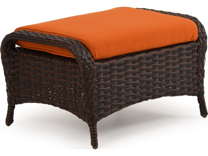 Watermark Living Alexandria Wicker Outdoor Ottoman