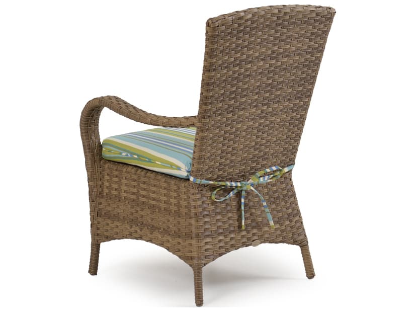 Watermark Living Alexandria Wicker Patio Dining Arm Chair
