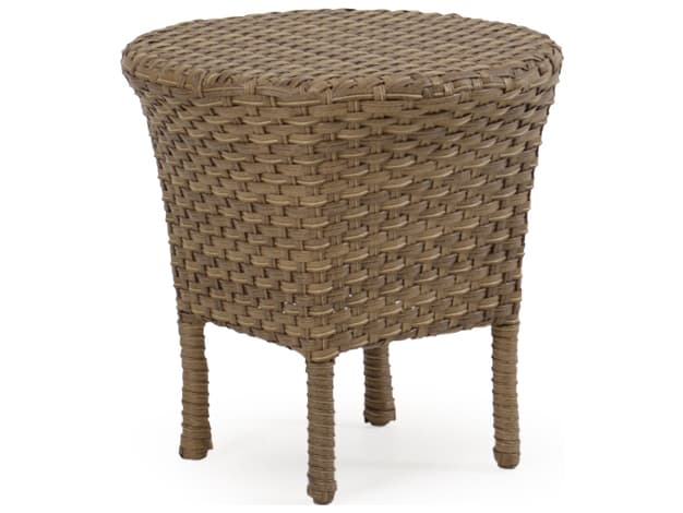 Watermark Living Alexandria Wicker Round Tea Table