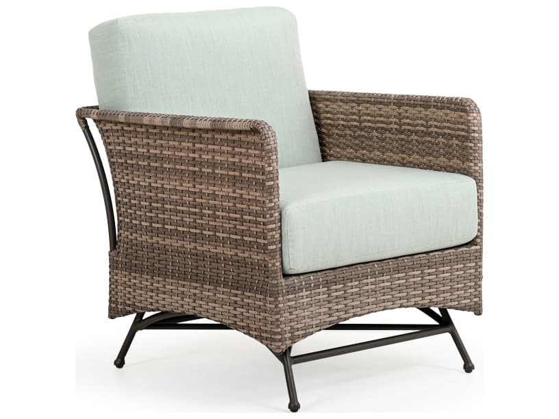 Watermark Living Augusta Wicker Spring Outdoor Patio Lounge Chair