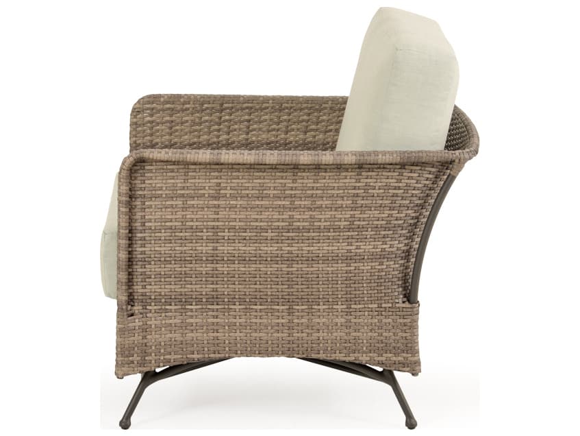Watermark Living Augusta Wicker Spring Outdoor Patio Lounge Chair
