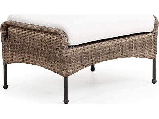 Watermark Living Augusta Wicker Patio Ottoman