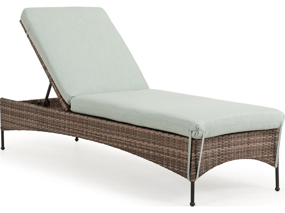 Watermark Living Augusta Wicker Adjustable Outdoor Chaise Lounge