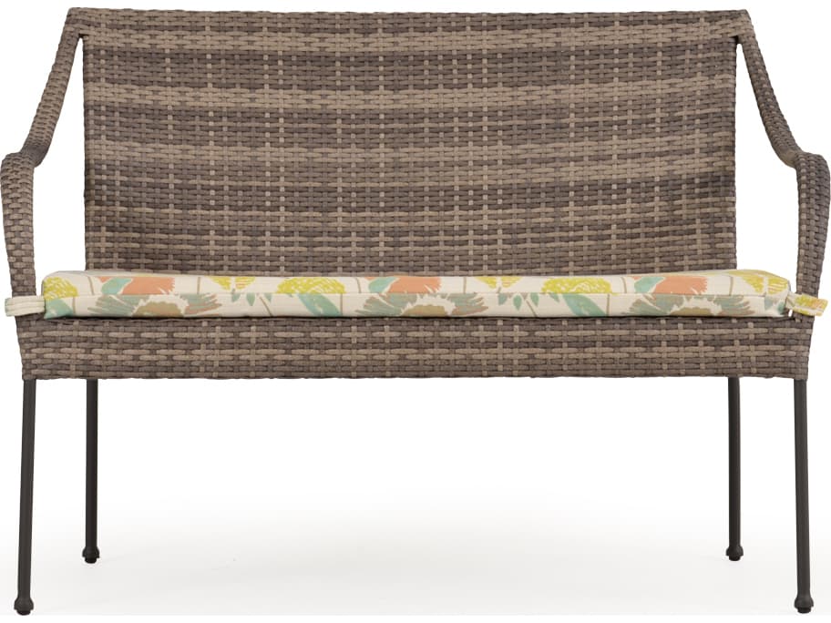 Watermark Living Augusta Wicker Cushion Outdoor Patio Bench