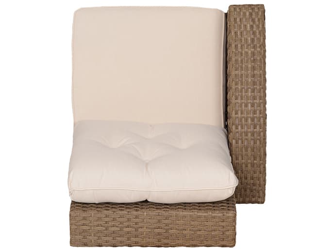 Watermark Living Seaside Wicker Left Arm Facing Patio Lounge Chair