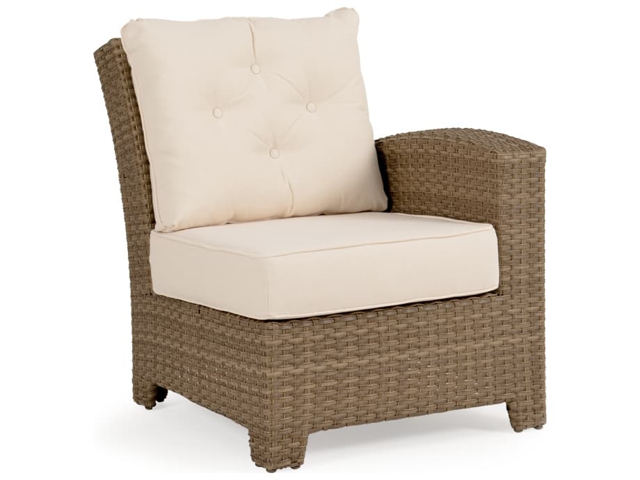 Watermark Living Seaside Wicker Right Arm Facing Outdoor Patio Lounge Chair