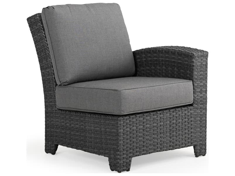 Watermark Living Seaside Wicker Right Arm Facing Outdoor Patio Lounge Chair