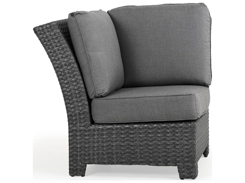 Watermark Living Seaside Wicker 90 Degree Corner Outdoor Lounge Chair