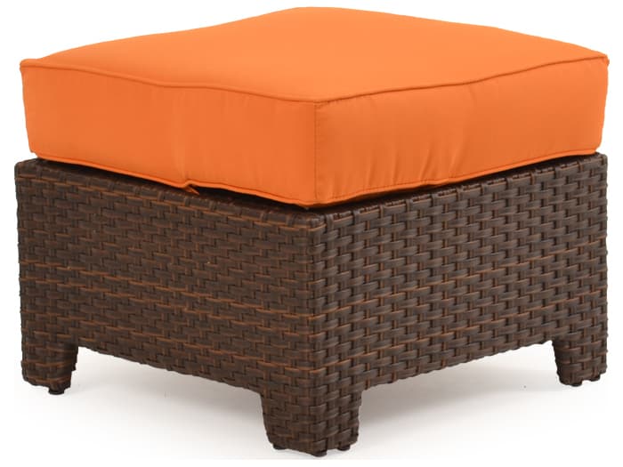 Watermark Living Seaside Wicker Outdoor Patio Ottoman