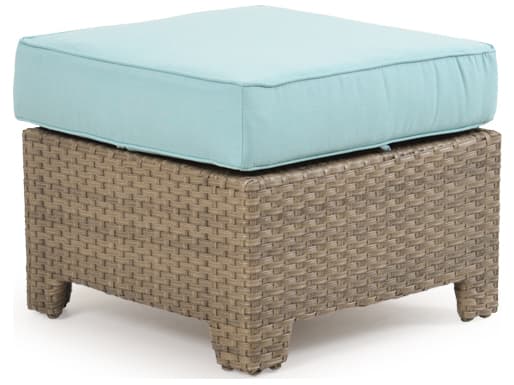 Watermark Living Seaside Wicker Outdoor Patio Ottoman