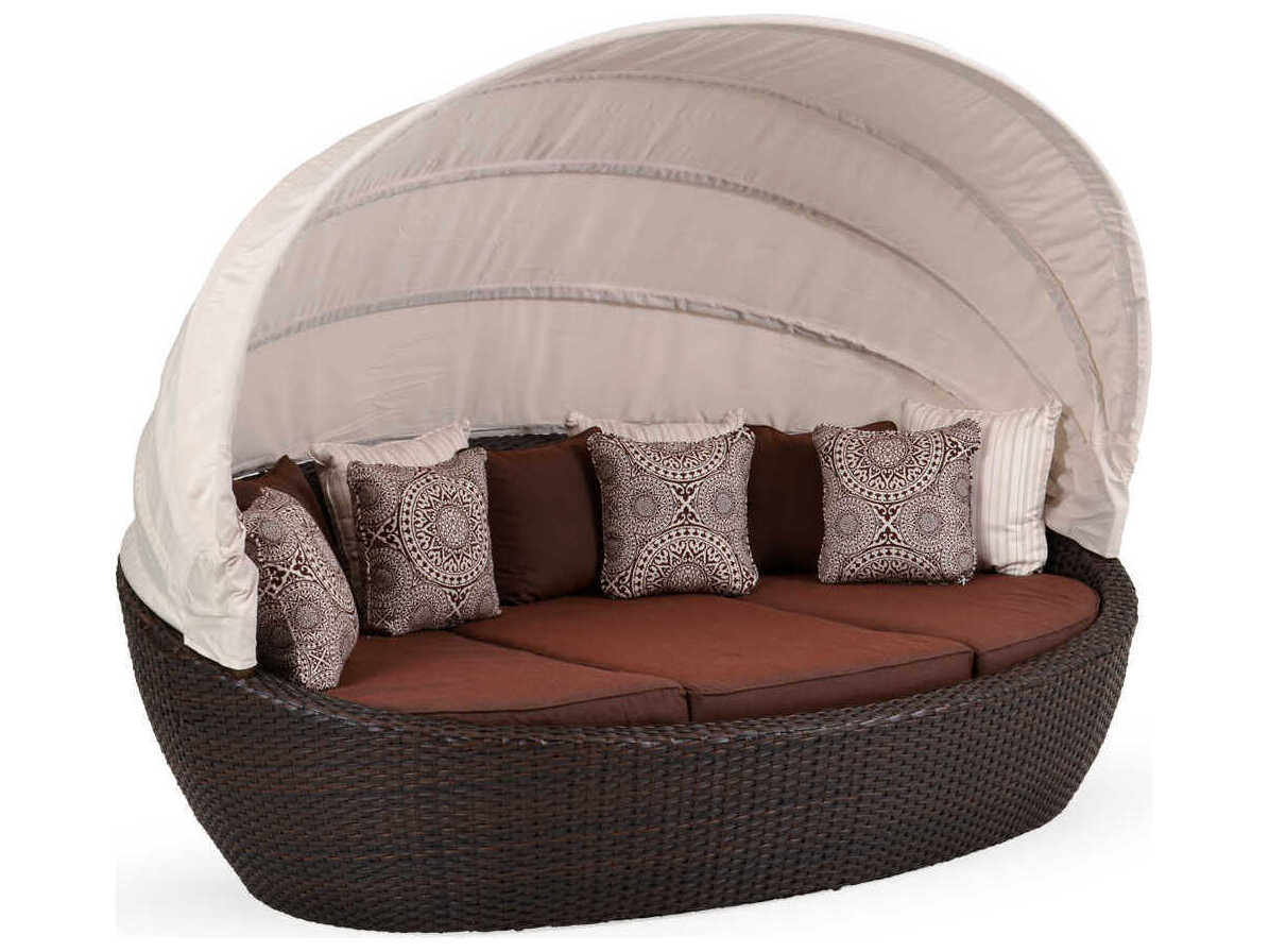 Watermark Living Alexandria Wicker Dog Outdoor Chaise Lounge