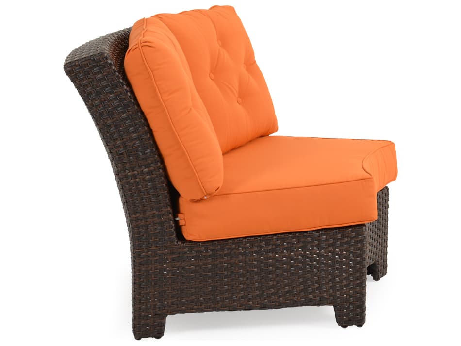 Watermark Living Seaside Wicker 45 Degree Corner Patio Lounge Chair