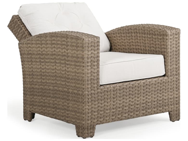 Watermark Living Seaside Wicker Reclining Patio Lounge Chair