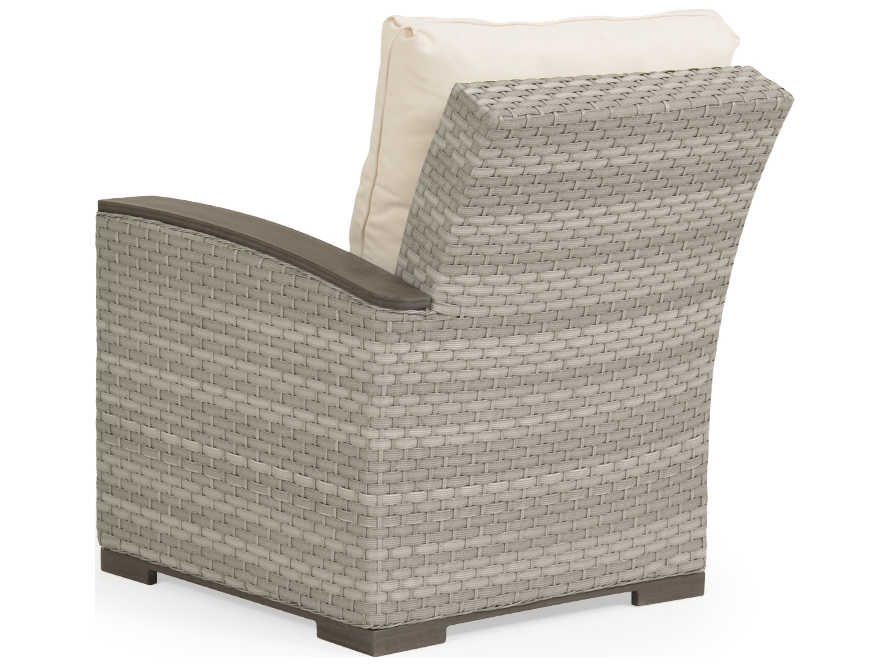Watermark Living Adair Wicker Right Arm Facing Outdoor Lounge Chair